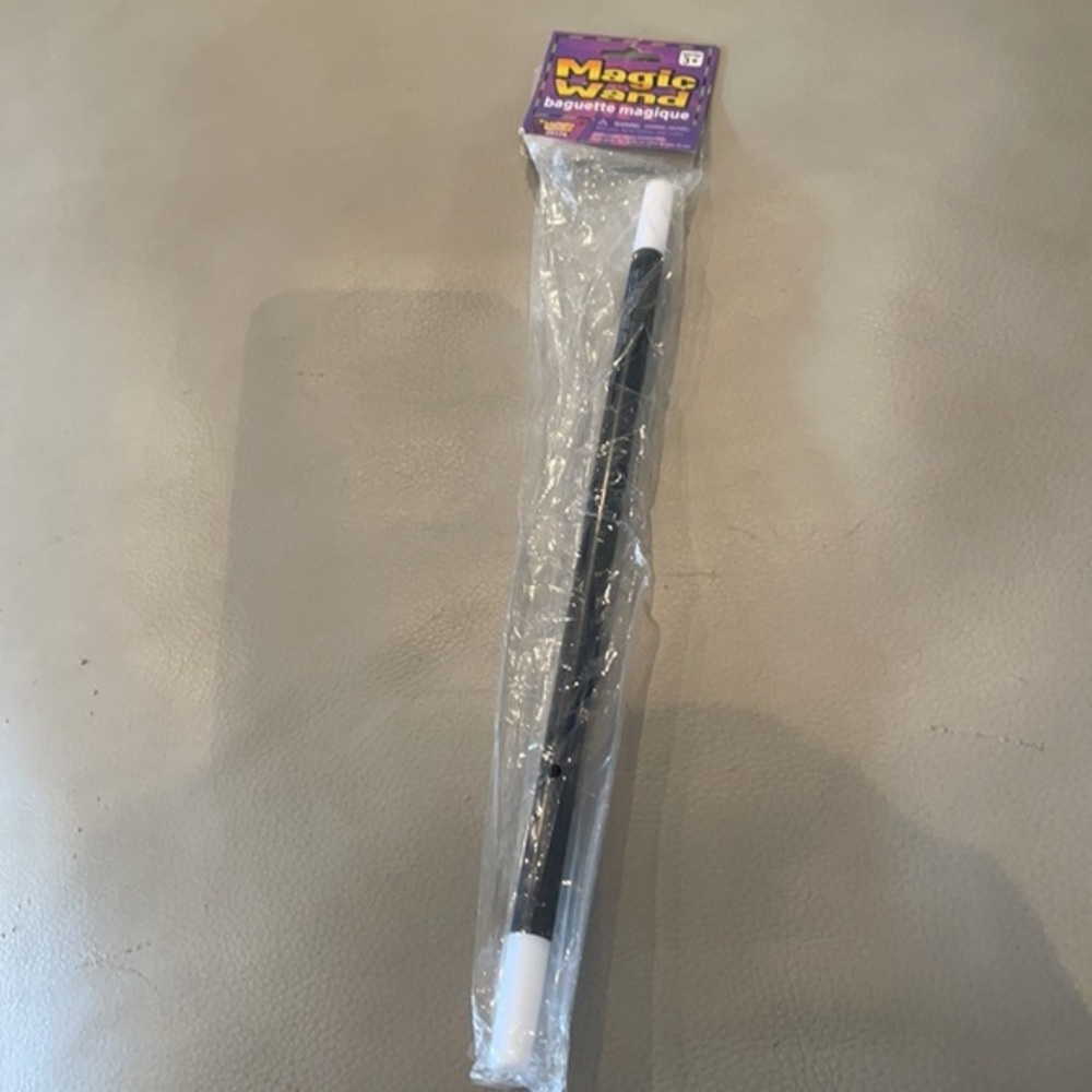 Halloween magician. Magic wand costume. Brand new